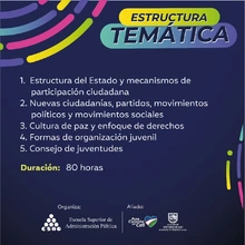 Joven: participa en este espacio de formación para una nueva democracia