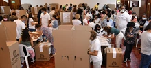 Los caleños madrugaron a votar masivamente 