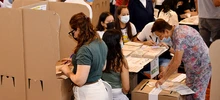 Los caleños madrugaron a votar masivamente 