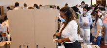 Los caleños madrugaron a votar masivamente 