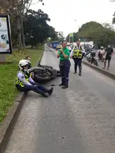 Movilidad Distrital rechaza agresión contra agente de tránsito
