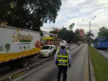 Movilidad Distrital rechaza agresión contra agente de tránsito