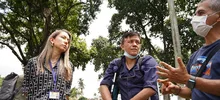 Recorrido de reconocimiento en el Parque Tecnológico San Fernando