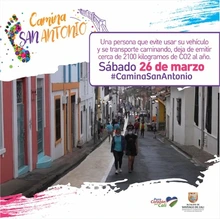 Movilidad Distrital también Caminará San Antonio