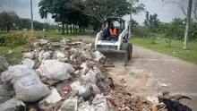 2.300 toneladas de residuos se han recogido en bordes de canales y separadores viales