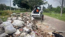 2.300 toneladas de residuos se han recogido en bordes de canales y separadores viales