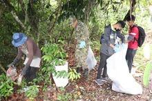 Comunidad de Altos de Santa Elena oxigenó el río Meléndez