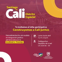 Servicio de transporte para asistencia de la zona rural a los talleres “Construyamos a Cali juntos”
