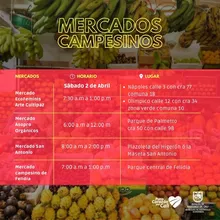 Llegó la hora de apostar por lo orgánico, natural y fresco con nuestros mercados campesinos
