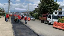 Grupo operativo de Infraestructura ejecuta mantenimiento vial en Llano Verde en el marco de ‘Gobierno al Barrio’