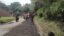 Con maquinaria y obreros, Infraestructura recupera la malla vial urbana y rural en Cali