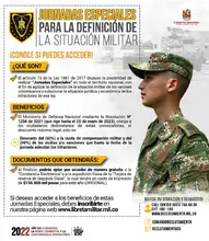 Jornadas especiales para la definición de la situación militar año 2022 