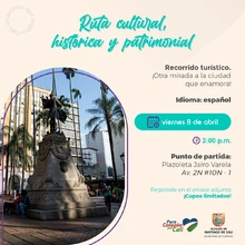 En abril, participa de nuestros recorridos y disfruta de la belleza cultural e histórica de Cali