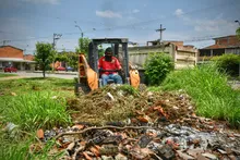 500 toneladas de escombros se han recogido en el barrio Llano Verde 