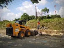 500 toneladas de escombros se han recogido en el barrio Llano Verde 