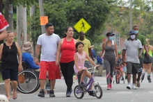 Diversión, pedagogía, manualidades y mucha salud, en la Ciclovida