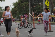 Diversión, pedagogía, manualidades y mucha salud, en la Ciclovida