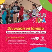 Diversión, pedagogía, manualidades y mucha salud, en la Ciclovida