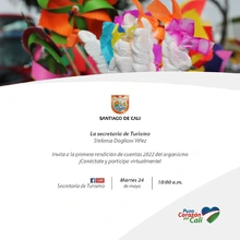 Mayo 24: rendición de cuentas de la Secretaría de Turismo Distrital