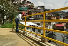Entregan 36 muros de contención por obras de urgencia manifiesta, en la comuna 20 