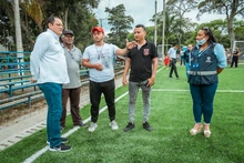 Alcaldía de Cali le cambió la cara a cancha sintética del 7 de Agosto