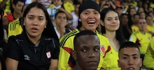 Beneficiarios de ‘Todas y Todos a Estudiar’ disfrutaron del partido amistoso de fútbol femenino Colombia - Venezuela 