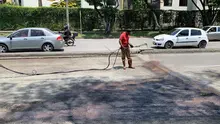 Rehabilitan corredor vial de la autopista Suroriental con las "Obras de Corazón"
