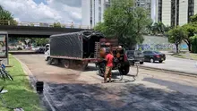 Rehabilitan corredor vial de la autopista Suroriental con las "Obras de Corazón"