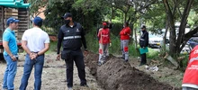 Seguridad y Justicia desalojó a la empresa Claro de un lote propiedad del Distrito