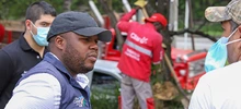 Seguridad y Justicia desalojó a la empresa Claro de un lote propiedad del Distrito