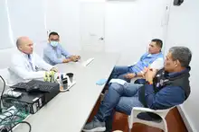 Alcalde visitó a conductor del MIO involucrado en accidente de tránsito con Freddy Rincón