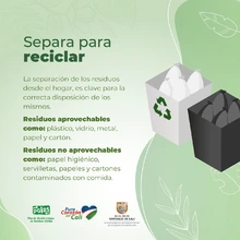 Vive en armonía con la naturaleza: separa bien los residuos sólidos