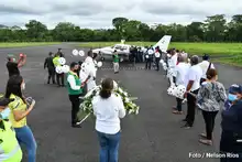 El Coloso de Buenaventura se despide su pueblo natal 