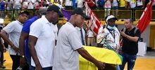 Freddy Rincón fue homenajeado en su tierra natal, antes de su despedida en el Pascual Guerrero