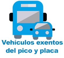 Vehículos exentos de la medida de pico y placa