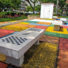 Con iluminación y color se transforma el Teatrino del Río al oeste de Cali
