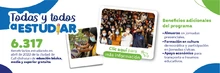 Banner con datos de Todas y todos a estudiar