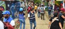 Puerto Resistencia es ahora una trinchera, pero de paz