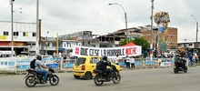 Puerto Resistencia es ahora una trinchera, pero de paz