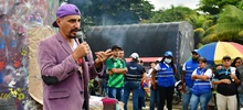 Puerto Resistencia es ahora una trinchera, pero de paz