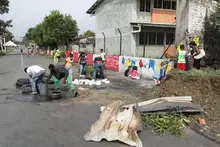 Con murales y siembra de árboles, se embelleció punto impactada por arrojo de residuos 