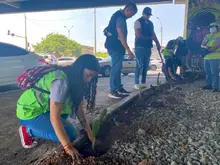 Jornada de embellecimiento se tomó el sector de La Luna 