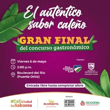 Este viernes, disfruta la gran final del ‘Auténtico Sabor Caleño’