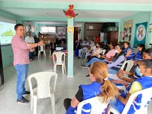 Continúa con líderes, la socialización del proyecto Bulevar de Oriente