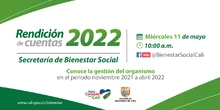 Bienestar Social rendirá cuentas de su gestión este 11 de mayo