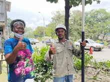 ‘Gobierno al Barrio’ llegó con acciones ambientales a Marroquín II
