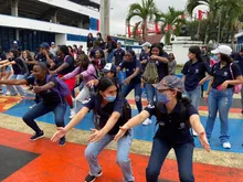 Jóvenes universitarios se fueron de ‘borondo’ por los escenarios deportivos 
