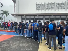 Jóvenes universitarios se fueron de ‘borondo’ por los escenarios deportivos 