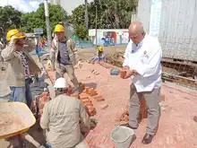 Intensifican obras de espacio público en el Parque Central río Cali