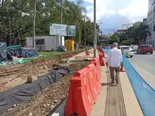 Intensifican obras de espacio público en el Parque Central río Cali
